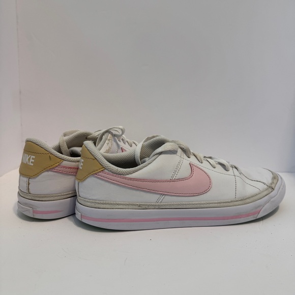Nike White Pink Yellow Sneakers Girls 6Y (W 7.5–8) - Picture 15 of 16